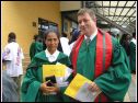 Sr. Benedicta & Fr. Joe during graduation ceremony -20051